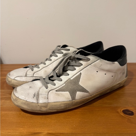 Golden Goose Other - Golden Goose Super Star White and Gray Sneakers Size 44 men